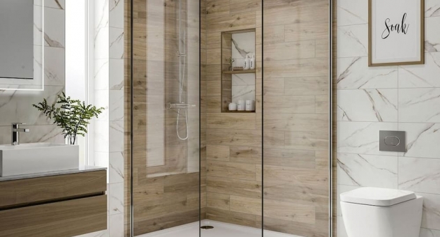 Ванная комната с душевой кабиной: 50 фото дизайна — DOMEO Ремонт квартир и дизайн на slep-kostroma.ru