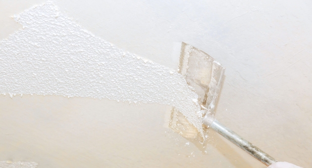  How to remove the popcorn ceiling?